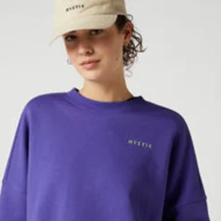 Mystic Dropped Shoulder Crew><noscript><img width=